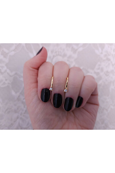 Sirius Pırlanta Mini Noa Pırlanta Tektaş Küpe 0602E0030