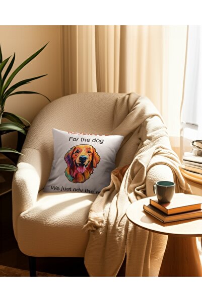 JUNIQ EDITION Decorative Throw Pillow Cover – “Reserved for the Dog” Edition ...
