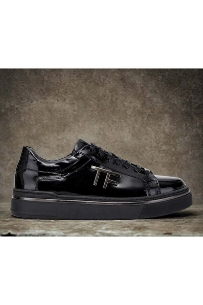 LUCIANO BELLINI Ανδρικά casual δερμάτινα λουστρίνια παπούτσια C26908 Munich - Μαύρα - 41