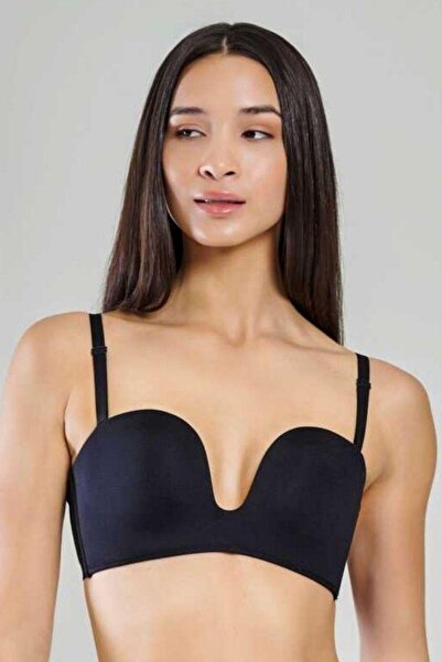 Yeni İnci LAZER BONDİNG SÜTYEN BALENSİZ DESTEKLİ KADIN 103 SİYAH