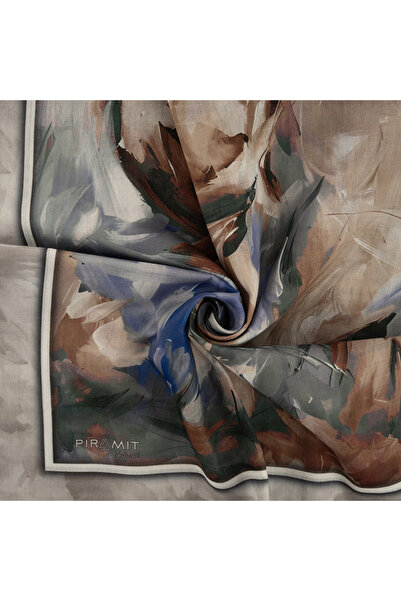 PİRAMİT Natural Patterned Scarf