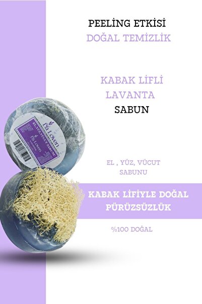 LaLoven Kabak Lifli Lavanta Sabunu - 150 gr