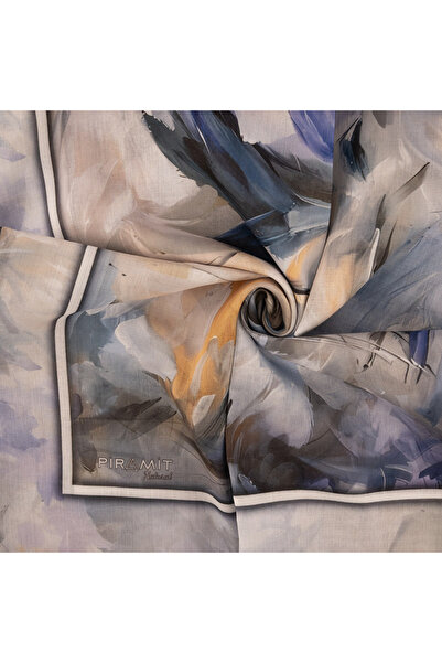 PİRAMİT Natural Patterned Scarf