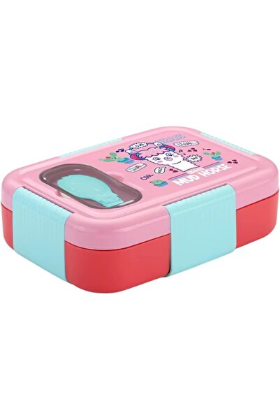 Twisoo Stainless Steel School Lunch Box for Kids – 3 Compartment, 600ml Bento Tiffin Food Containe