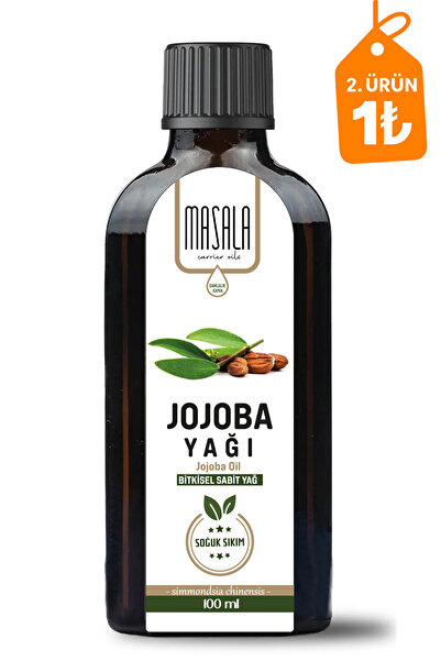 Masala Jojoba Yağı 100 ml. (Jojoba Oil) Soğuk Pres