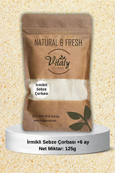 Vitaly Gurme İrmikli Sebze Çorbası + 6 Ay Bebek Çorbası - Bebek Ek Gıda Katkı...