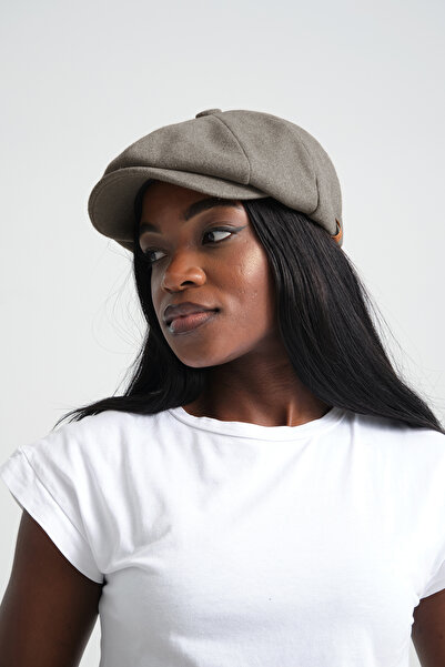 robanu Unisex Latte Stamp Cap Hat |   Get Ready for Winter with Stamp Cap Hat