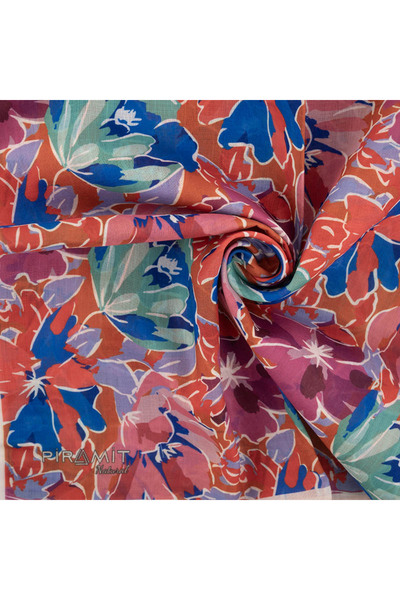 PİRAMİT Φουλάρι με φυσικό σχέδιο