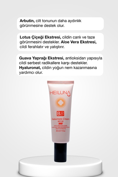 Heiluna Spf 30 Güneş Korumalı Bb Krem Light