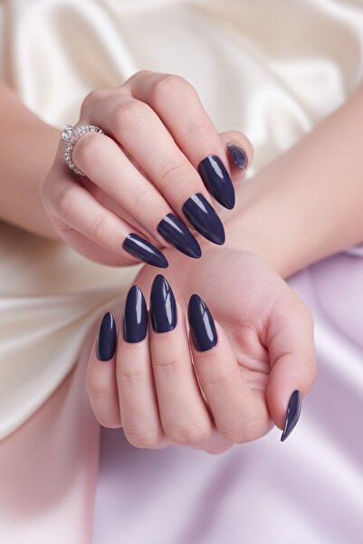 Easy Beauty 24 Adet Renkli Badem Takma Tırnak 814