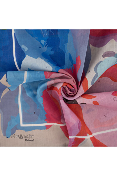 PİRAMİT Φουλάρι με φυσικό σχέδιο