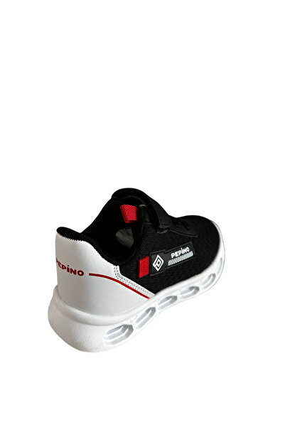 pepino Py23-1213 Black White Red Boys' Sports Shoes Black White