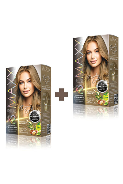 MAXX DELUXE 2'li Beauty Expert Set Boya 7.3 Fındık Kabuğu