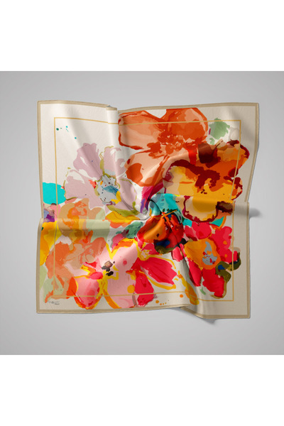 PİRAMİT Eșarfă cu model natural