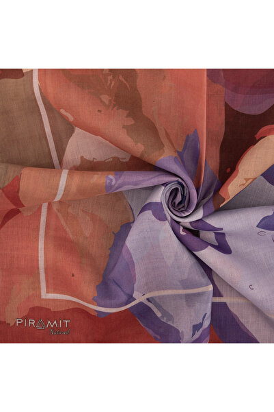 PİRAMİT Φουλάρι με φυσικό σχέδιο