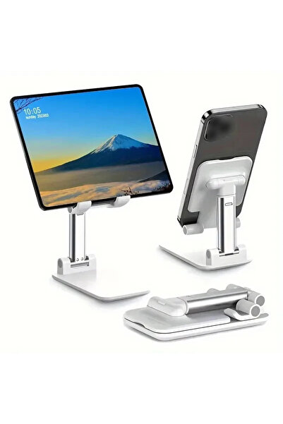 Choice Black1 Foldable Phone Holder Stand, Adjustable Desktop Mount for All Phones & Tablets