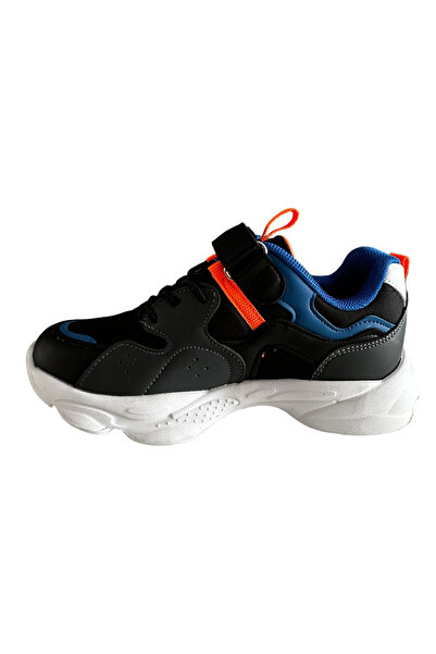 pepino Fy23-1440 Black Cobalt Boys' Filet Sports Shoes Black Orange