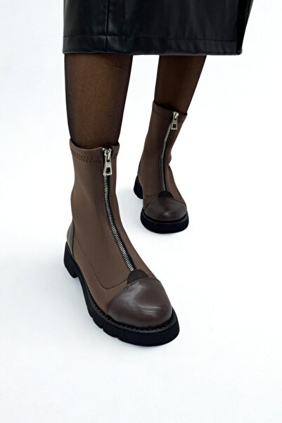 inizio Καφέ Γυναικείες Μπότες Scuba P9031