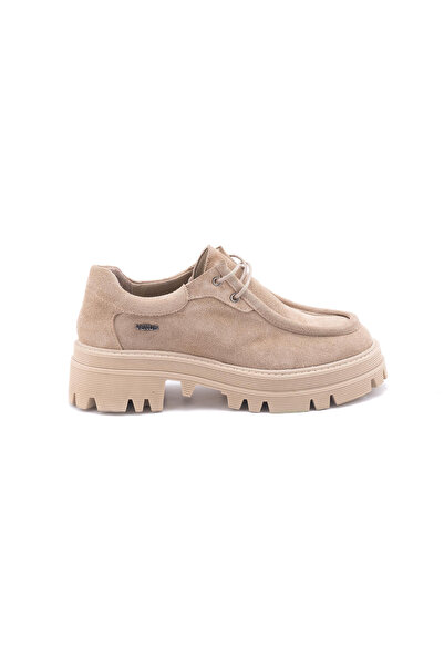 Venüs 2353004K Women's Suede Shoes Beige