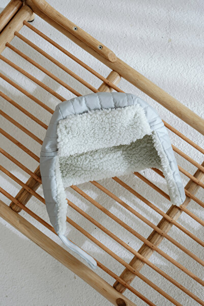 Lollie Baby&Kids Su Geçirmez İçi Polarlı Kapitone Çocuk Bebek Bere Şapka - Mint