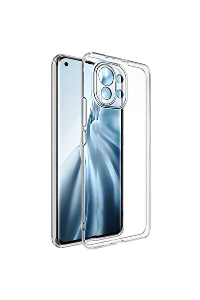ZM STORE Xiaomi Mi 11 Lite Kılıf Zore Süper Silikon Ince Şeffaf Kapak