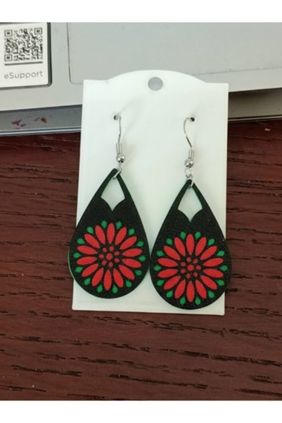 Kanem3D Sunflower Earrings - Fashionable Jewelry Earring Accessory and Gift with Stylish Lightweight Design