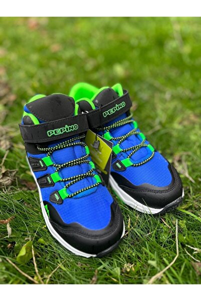 pepino 1358 Модель Сині дитячі черевики - Філе тканина