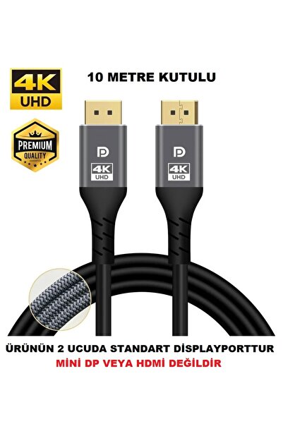 SHOW PRiME Displayport DP Kablo 4k Premium 360 Herze Kadar Destekli