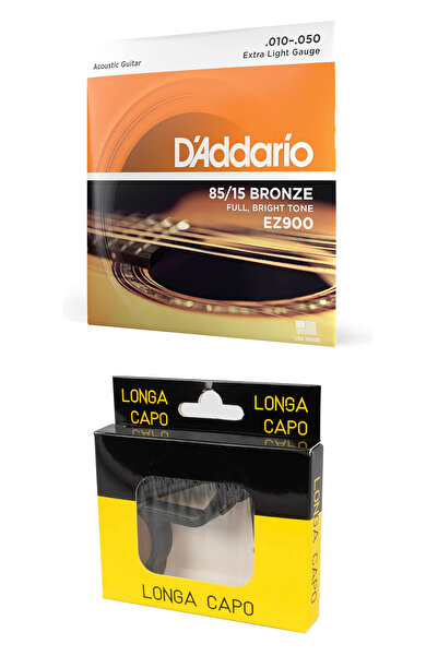 Master Music EZ900 Akustik Gitar Teli Gitar Kapo 2 Adet Pena