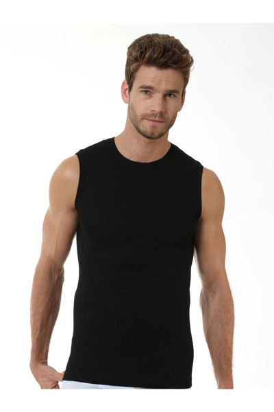 Öztaş Underwear Öztaş 1044 Erkek Renkli 0-Yaka Sporcu Atlet