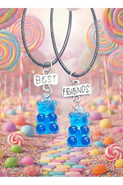 TUNA TAKI & AKSESUAR قلادة جيليبون تيدي بيرز فريندنج بي إف بيست فريندز موديل ...