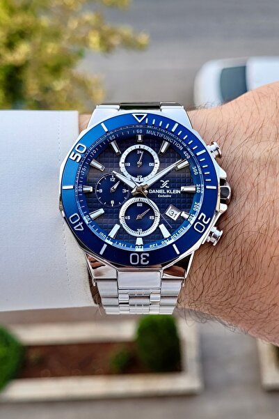 Daniel Klein Kadranı Lacivert Kordonu Metalik Renk 2 Yıl Garantili Göstergele...