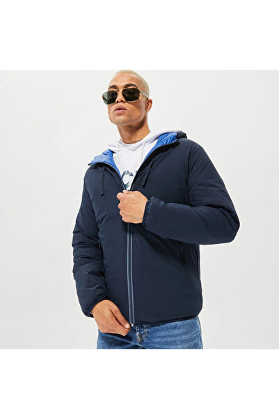 Jack & Jones Jack&Jones Jprblukane Reversible Jacket 12215488 Men's Navy Blue Double-Sided Coat Navy Blue