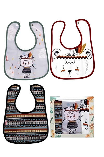 Pico Baby مريلة أطفال من الألياف الدقيقة بنسبة 100% من القطن مقاومة للسوائل م...