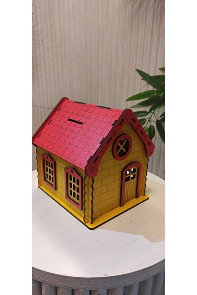 hayalimhediyelik Ahşap fanatik ev kumbara büyük