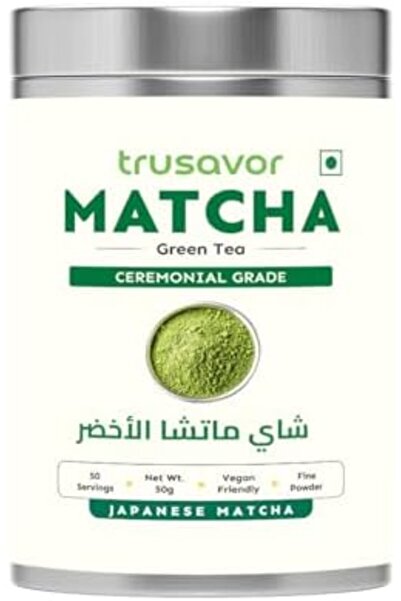 Trusavor شاي ماتشا الأخضر الياباني الفاخر شيزوكا