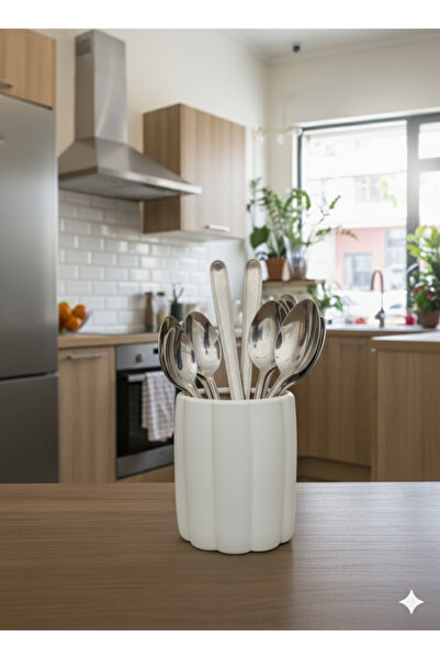 Basta Fiorire Beton Bubble Mini Saksı , kaşıklık , kalemlik , Makyaj Fırçalık