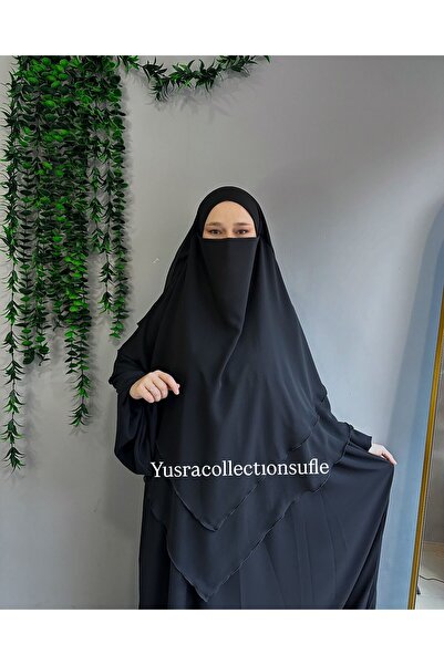 Yüsra Collection Tesettür Sufle Şifon Uzun Boy