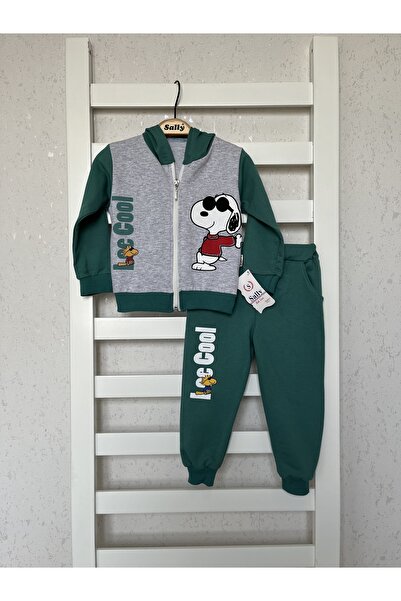 sally baby 2iplik de tranziție cu glugă ,cu fermoar set ,costum de trening