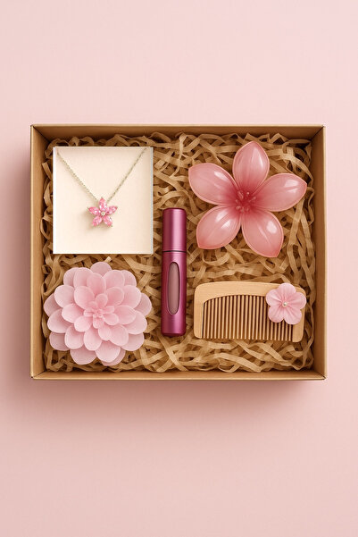 Seila Kişiye Özel Lotus Kolye Lotus Toka Lotus Tarak Lotus Mum ve Parfüm Şişesi