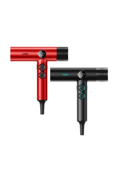 VGR مجفف الشعر V-401 هو مجفف شعر فاخر مزود بخاصية التحكم في الحرارة من 40 درجة مئوية إلى 100 درجة مئوية ومحرك عالي السرعة - 110000 دورة في الدقيقة