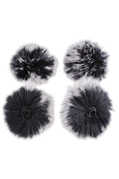 Choice 4 قطع لميكروفون DJI MIC 1 غطاء خارجي للزجاج الأمامي للميكروفون Lavalier ميكروفون فروي للزجاج الأمامي للميكروفون