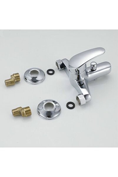 Alessandro DESIGN Shower Faucet with Showerhead and Hose, Ceramic Cartridge, Chrome, CD001
