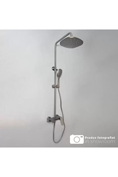 KORMAN TECHNIK Shower Column, Bathroom Brass, Satin, 9960 N
