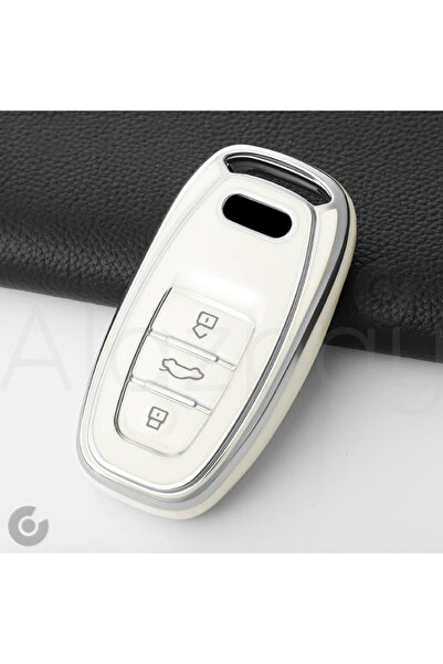 Alazpay Husă pentru chei Audi A1 A3 A4 A5 A6 A7 A8 Q3 Q5 Q7 S4 S5 S6 S7 S8 R8...