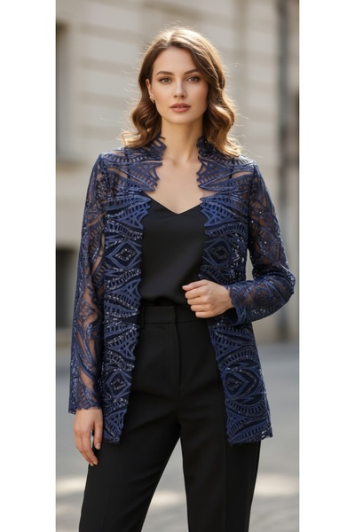 FAZZA FABRİKA İthal Payetli Ceket Takım