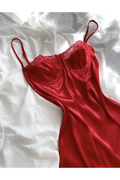 Store Balenli Saten Gecelik