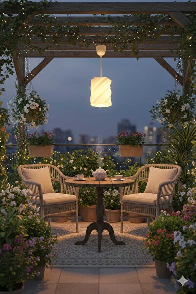 Muvesta “Beyaz Formlu Modern Tavan Avizesi – Şık Tasarım, Aydınlık Işık”