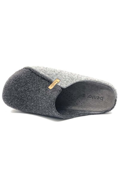 KOCAMANLAR Bento K-63-007 Home Slippers Orthopedic Men's Slippers Black