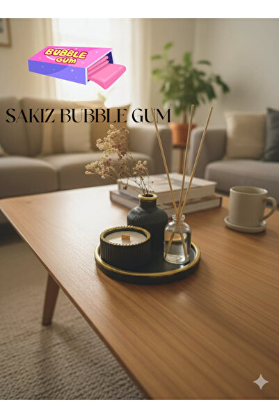 crafts tasarım atölyesi SAKIZ BUBBLE GUM KOKULU MUM VE ODA PARFÜMÜ